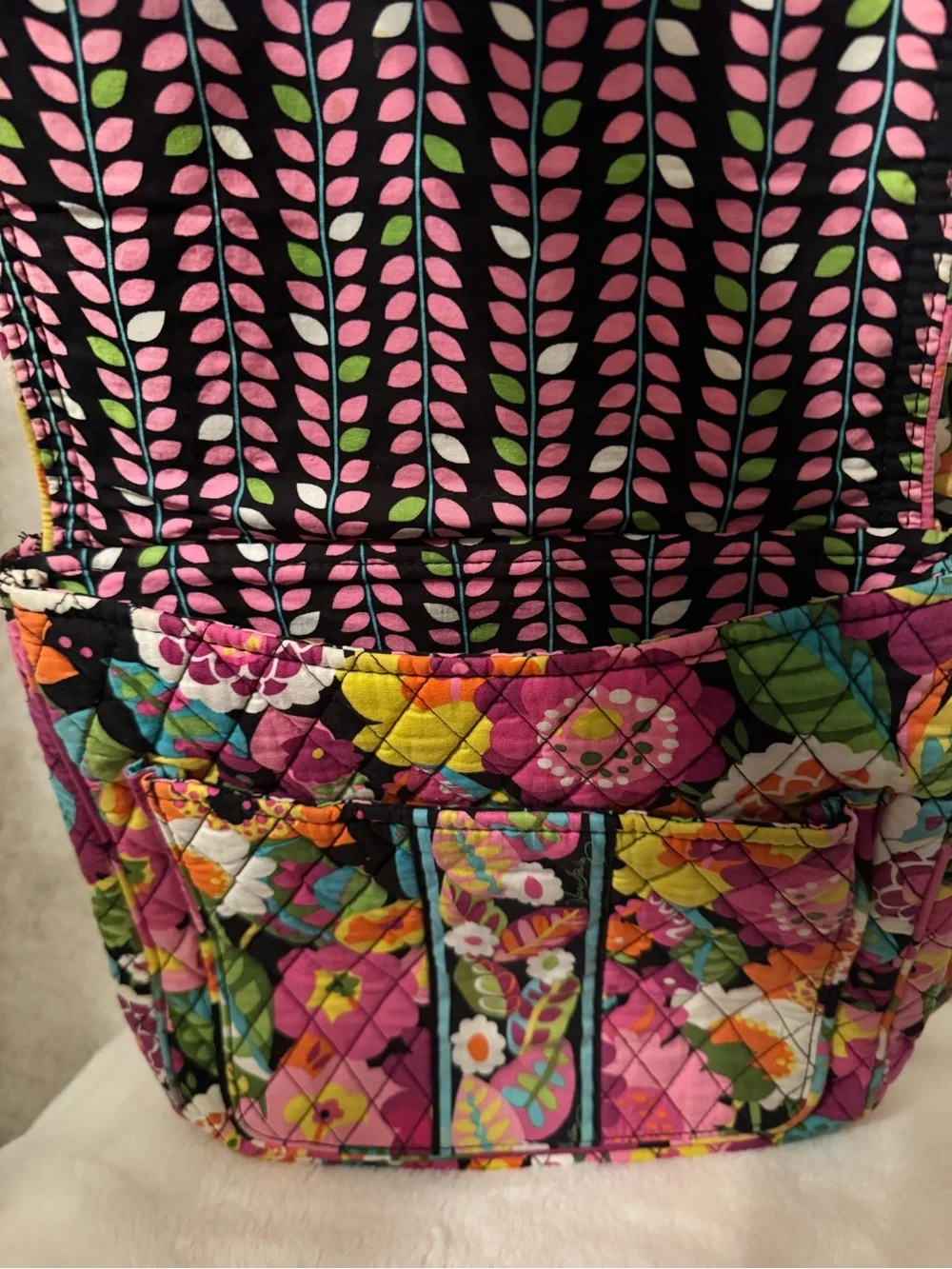 Vera Bradley Multicolor Floral Quilted Shoulder Bag